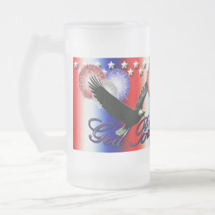 Dieu bénisse l'Amérique 4 juillet Mug