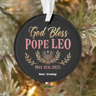Dieu bénisse le pape Léo Célébrer le nouveau pape