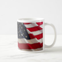 Dieu bénissent la tasse de drapeau américain