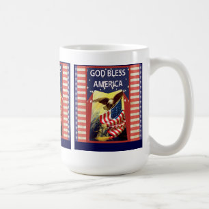 Dieu bénissent la tasse de l'Amérique