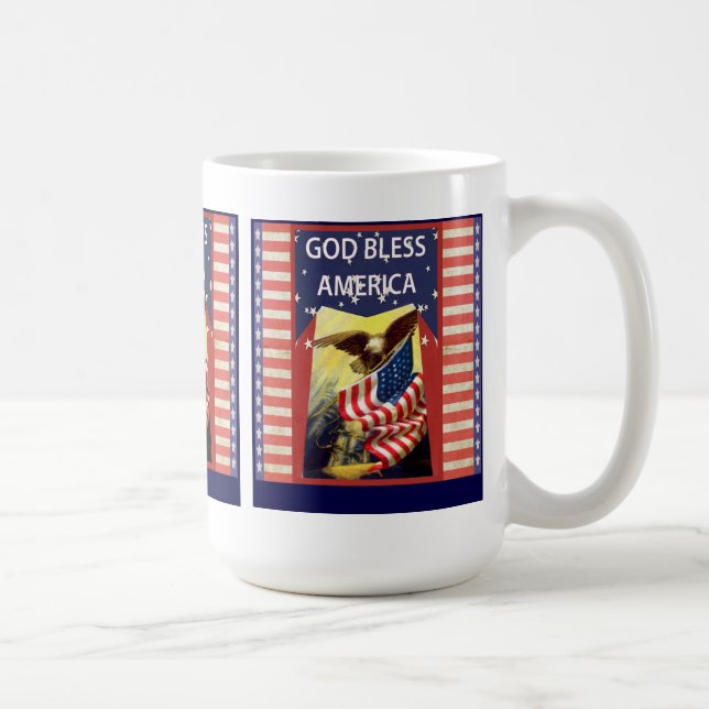 Dieu bénissent la tasse de l'Amérique (Droite)