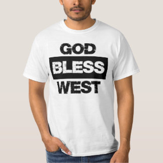 Dieu bénissent le T-shirt occidental