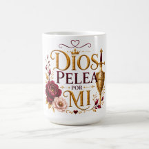 Dieu combat mes batailles Tasse chrétienne