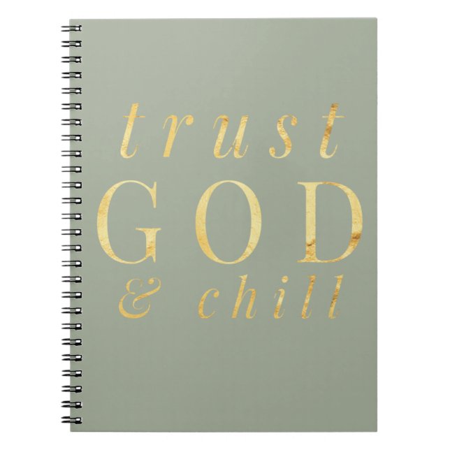 Dieu de confiance et carnet de religion de froid (Devant)