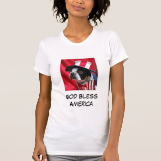 Dieu des femmes bénissent le T-shirt de l'Amérique