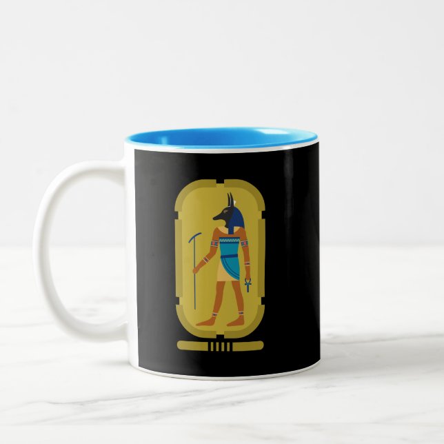 Dieu Égyptien De La Mummification Café Mug (Gauche)