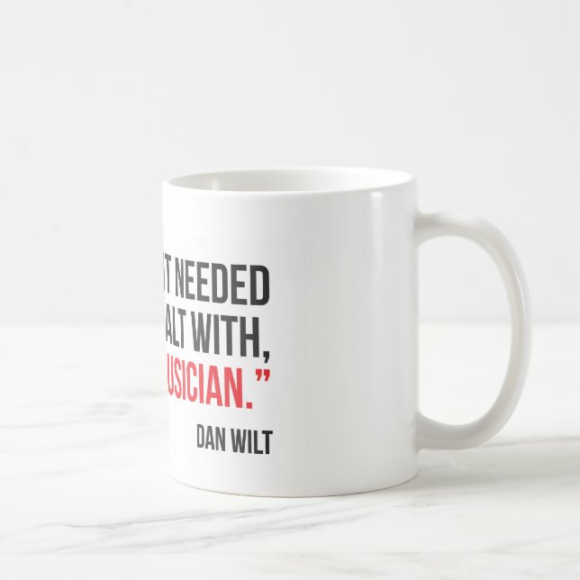 Dieu envoyé une tasse de café de musicien (Droite)