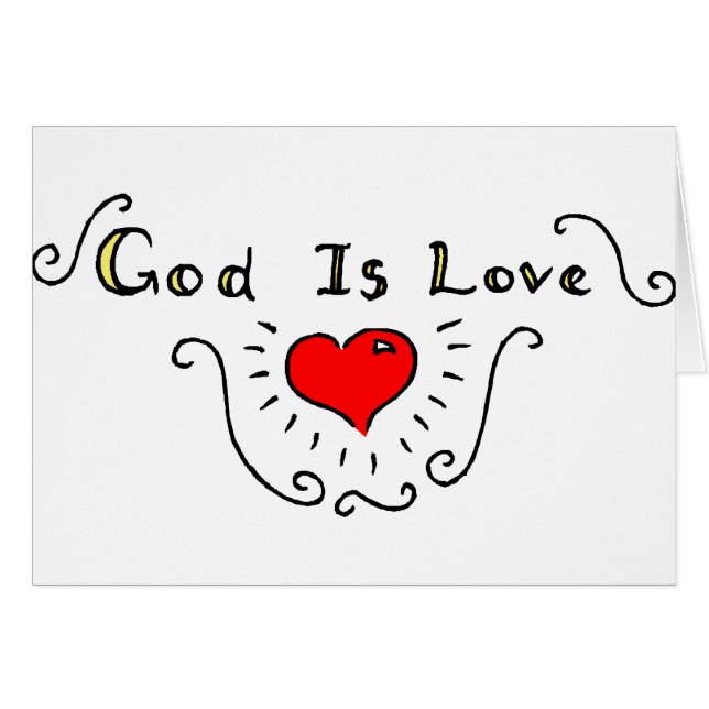 Dieu est amour (Devant horizontal)