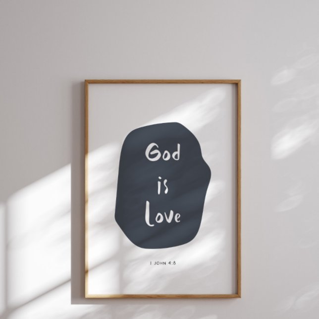 Dieu est amour enfants poster vers la bible (Créateur téléchargé)