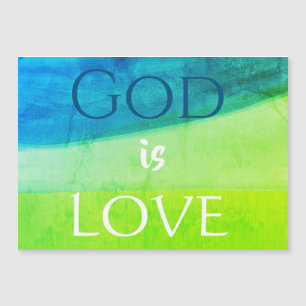 Dieu est Amour Magnet Inspirant