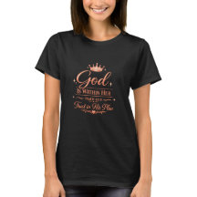 Dieu est au milieu d'elle T-shirt chrétien (Psaume