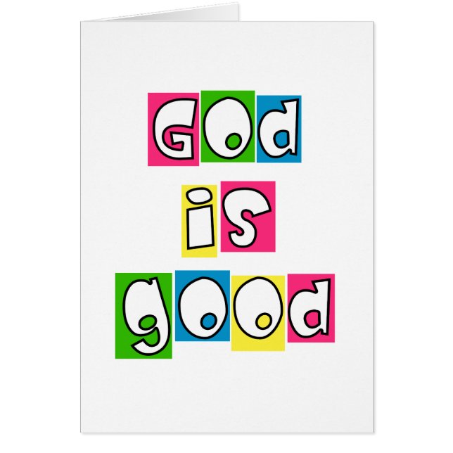 Dieu est bon (Devant)