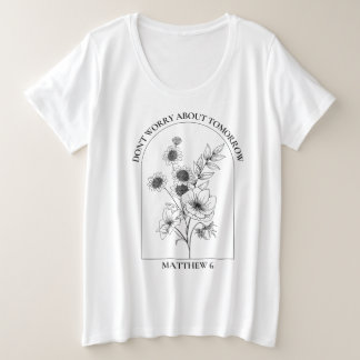 Dieu Est Bon T-shirt Plus Taille Femmes Faith Mini