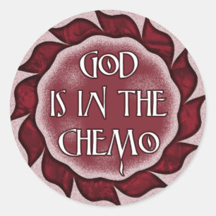 Dieu Est Dans Les Stickers Chemo