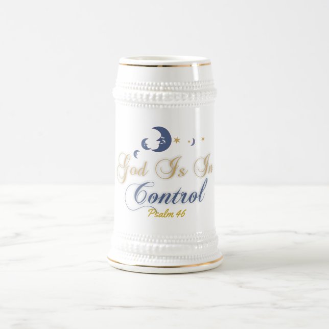Dieu Est En Contrôle Psaume 46 Mug (Centre)