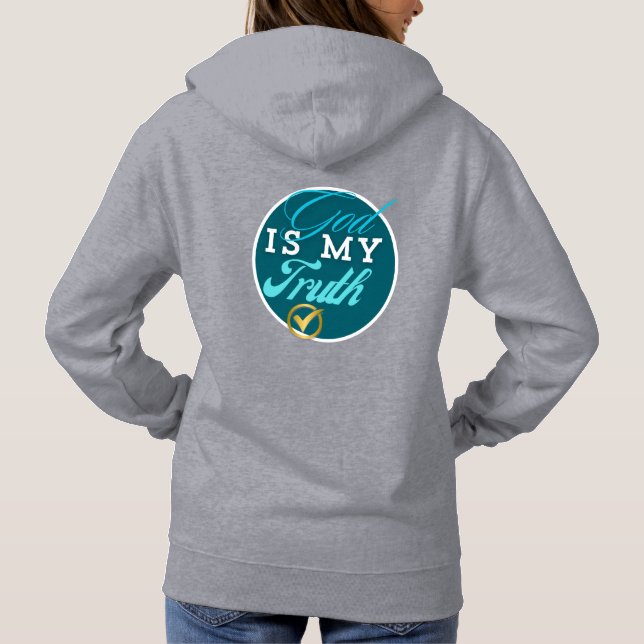 Dieu est ma vérité Sweat - shirt à capuche chrétie (Dos)