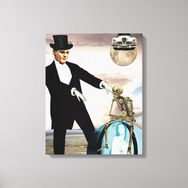 Dieu joue à l'impression de toile (Recto)