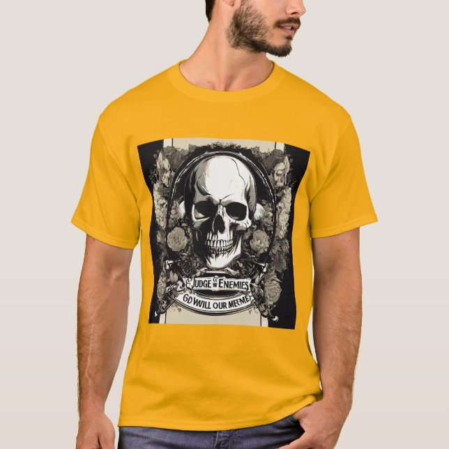 Dieu Jugera : Design T-shirt du logo du crâne (Devant)