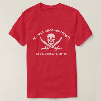 Dieu jugera notre ennemi, éditer le texte, T-shirt