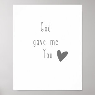 Dieu m'a donné You Poster & Prints