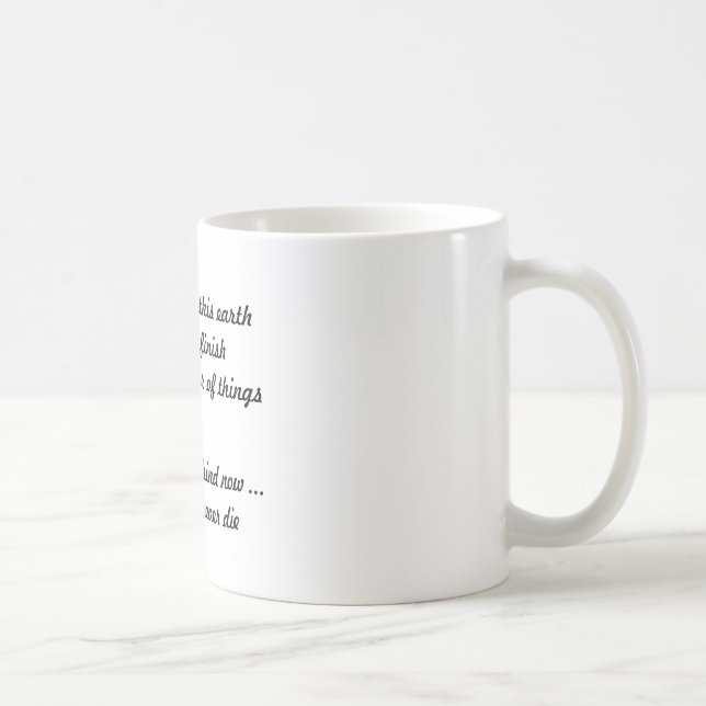 "Dieu m'a mis tasse sur cette terre… " (Droite)