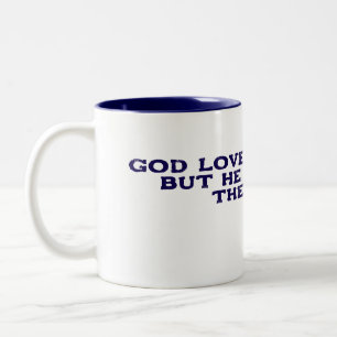 Dieu m'aime Mug de café (humour)