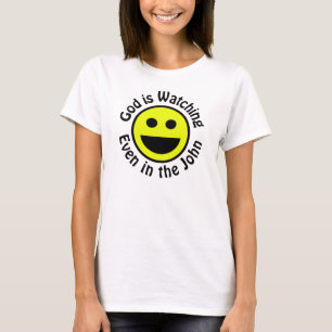 Dieu regarde un t-shirt