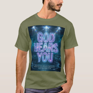 Dieu t'entend – T-Shirt à néon lumineux