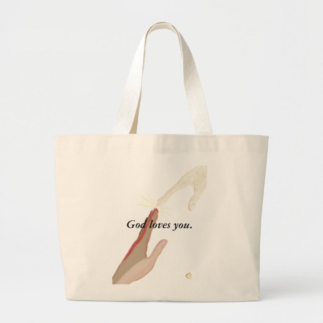 Dieu vous aime, Energie et sacs à main multiraciau (Devant)
