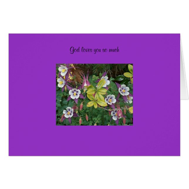 Dieu vous aime tellement (Devant horizontal)