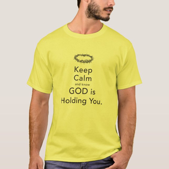 Dieu vous tient par la main T-shirt (Devant)
