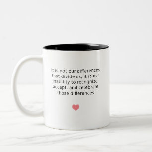 Différences de Mug citant Audre Lorde / Logo WWC