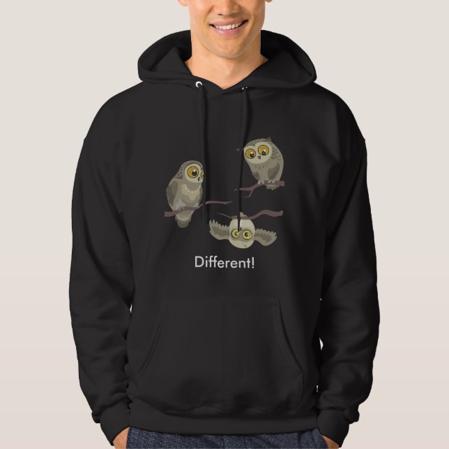 Différent ! Sweat - shirt à capuche à l'envers de (Devant)