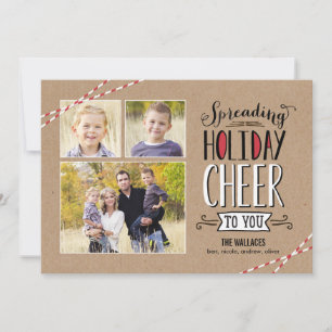 Diffusion du Carte photo de vacances de joie