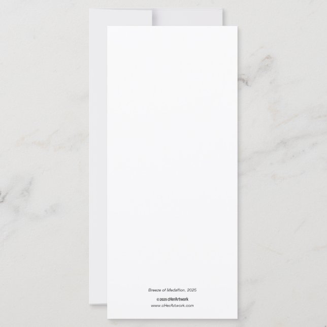 DigAI Golden Jubilee Breeze of Medallion Card (Dos)