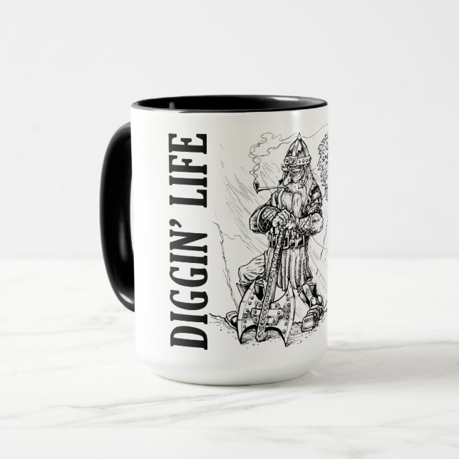 "Diggin' Life" Joueurs Combo Mug (Devant gauche)
