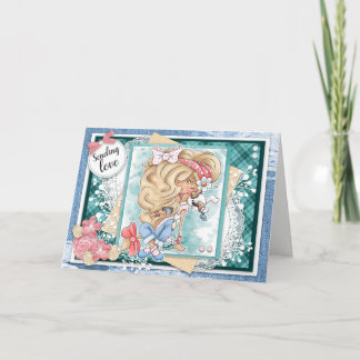 Digi Doodles envoyer une carte de voeux d'amour