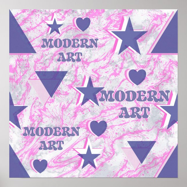 DIGITAL poster “MODERN ART” (Devant)