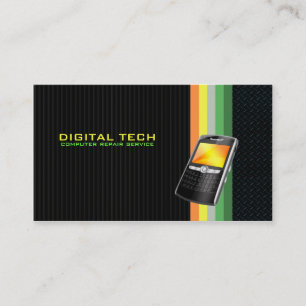 Digital Tech. Cartes de visite cellulaires