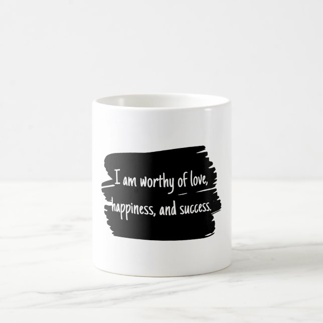 Digne d'amour Mug classique Mug, 325 ml (Centre)