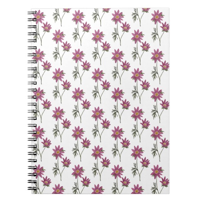 Dill Daisy Carnet Motif blanc (Devant)