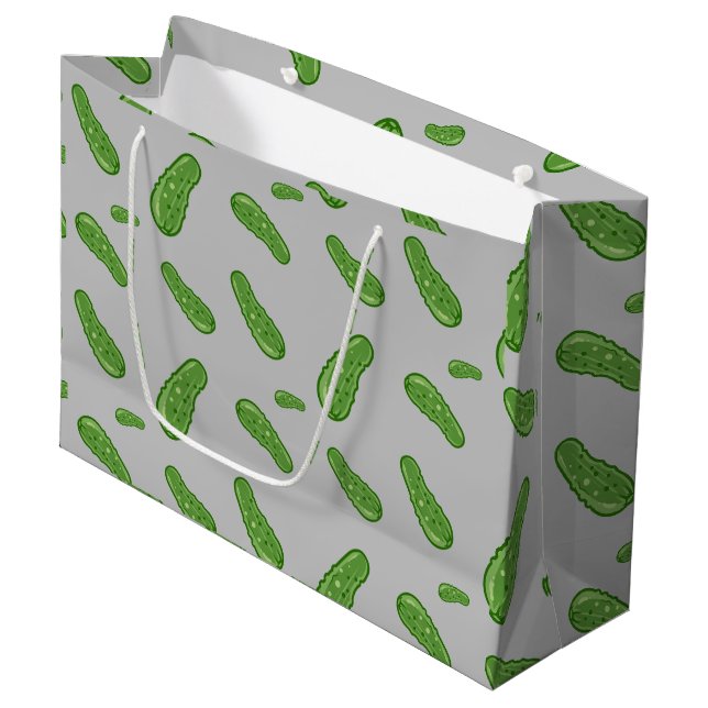 Dill With It Design - Sac cadeau - Grand (Devant Angle)