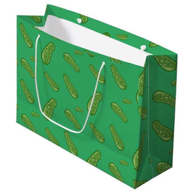 Dill With It Design - Sac cadeau - Grand (Devant Angle)