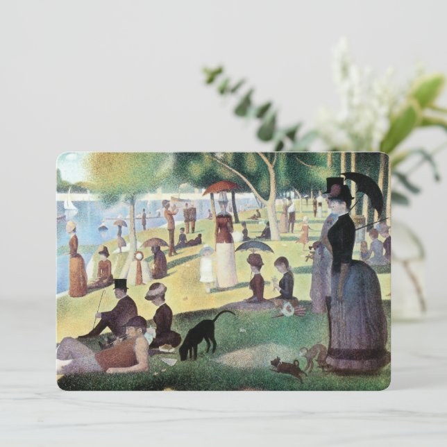 Dimanche après-midi, île La Grande Jatte par Seura (Debout devant)