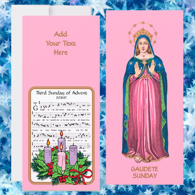 Dimanche de Gaudete debout BVM Avent rose (Créateur téléchargé)