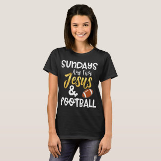 Dimanche est pour Jésus et le T-shirt du football