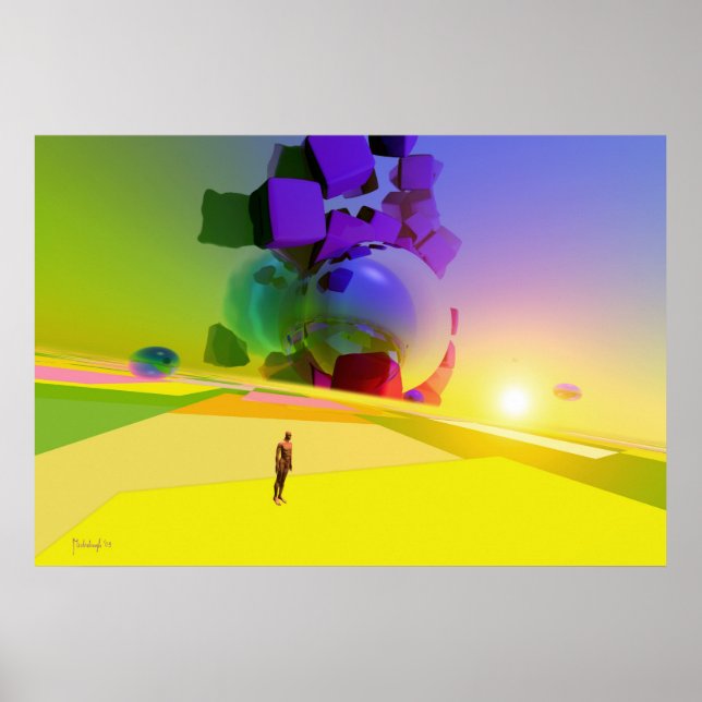 Dimension inconnue - affiche surréaliste (Devant)