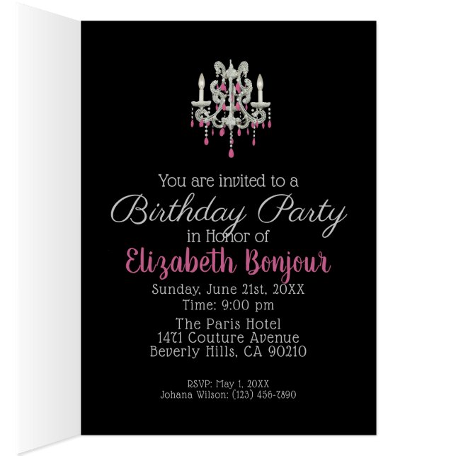 DIMENSION / PAPIER / OPTIONS DE STYLE - RSVP & (Intérieur (Droit))