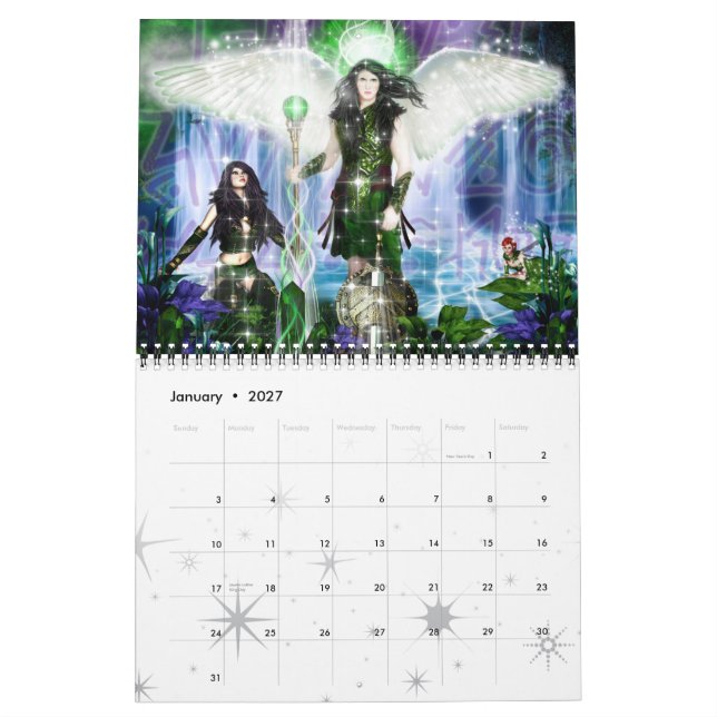 Dimensions 3 Calendrier mural 2015 (Jan 2027)