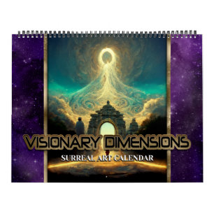 Dimensions Visionnaires 2025 2 Calendrier d'Art Su